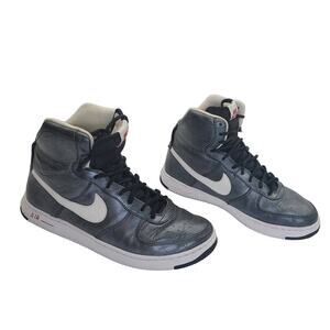 Nike Air Feather Premium High Metallic Basketball Shoes Women's Size 8.5